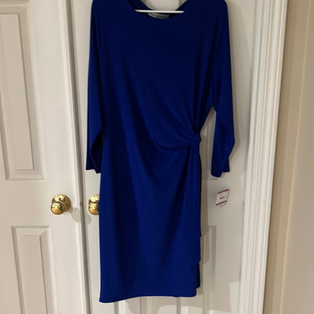 Beautiful Royal Blue Kasper Dress new with tags.